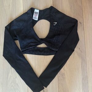 Gymshark Whitney Simmons collection long black sleeve